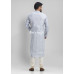 All Over Checks Pattern Khadi Cotton Men Long Punjabi (NS100)